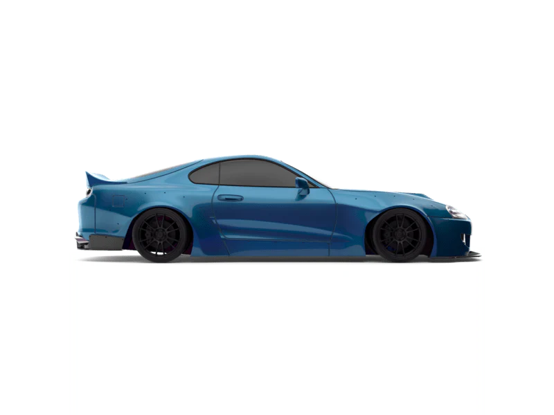 TOYOTA SUPRA JZA80 A80 ROCKET BUNNY WIDEBODY 1-10 Drift Body Shell [RC ARLOS] TAF30000 - Image 5