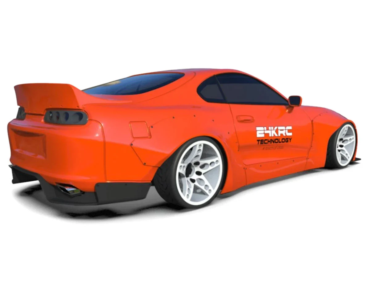 TOYOTA SUPRA JZA80 A80 ROCKET BUNNY WIDEBODY 1-10 Drift Body Shell [RC ARLOS] TAF30000 - Image 6