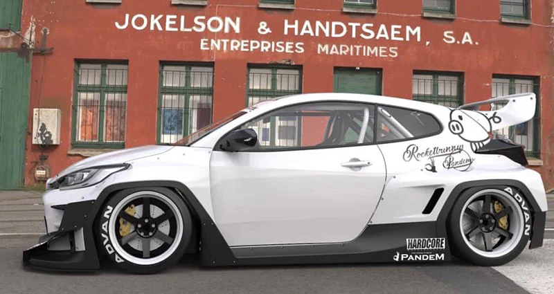 Toyota Yaris GR GXPA16 Pandem Wide Body Set  [Addiction] AD-RB5-1B - Image 3