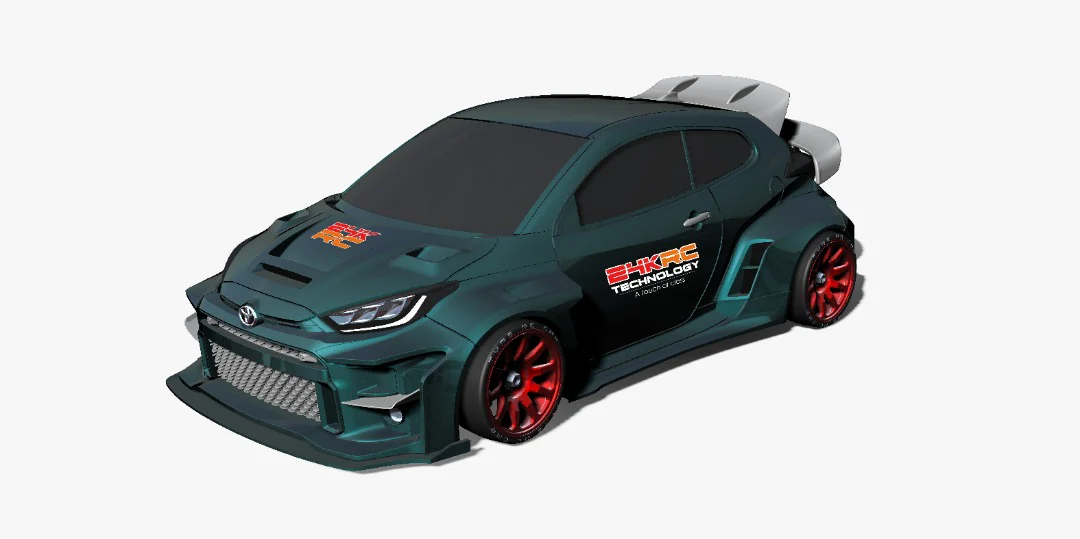 Toyota YARIS WIDEBODY GR GXPA16 1-10 Drift Body Shell  [RC ARLOS] TAF90000 - Image 2
