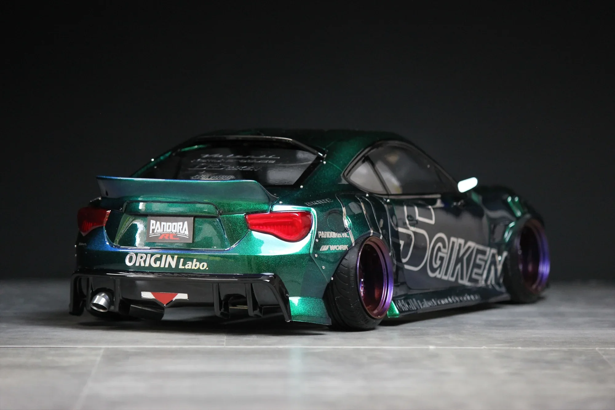 Toyota ZN6 GT86 FRS BRZ ORIGIN LABO 1-10 Body Set [Pandora] PAB-3215 - Image 2