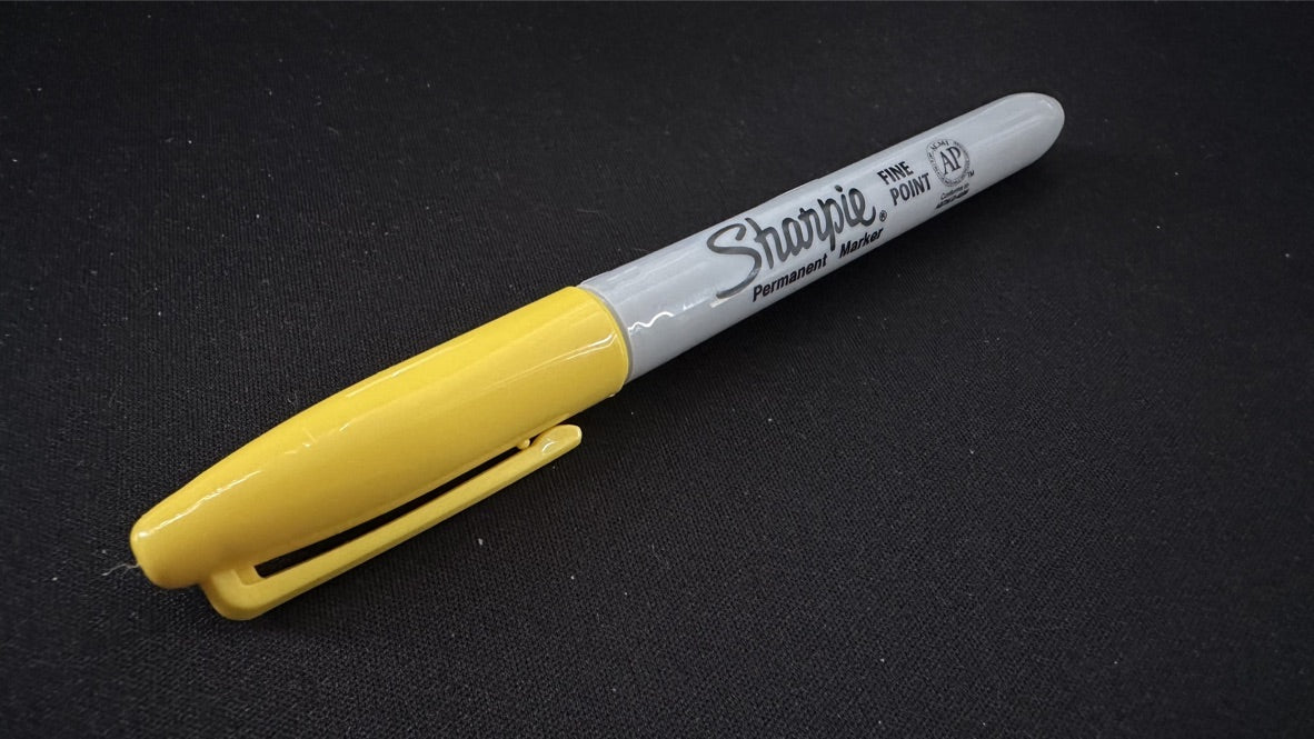 TRANSPARENT YELLOW Fine Point PERMANENT MARKER [Sharpie] YELLOW-SHARPIE