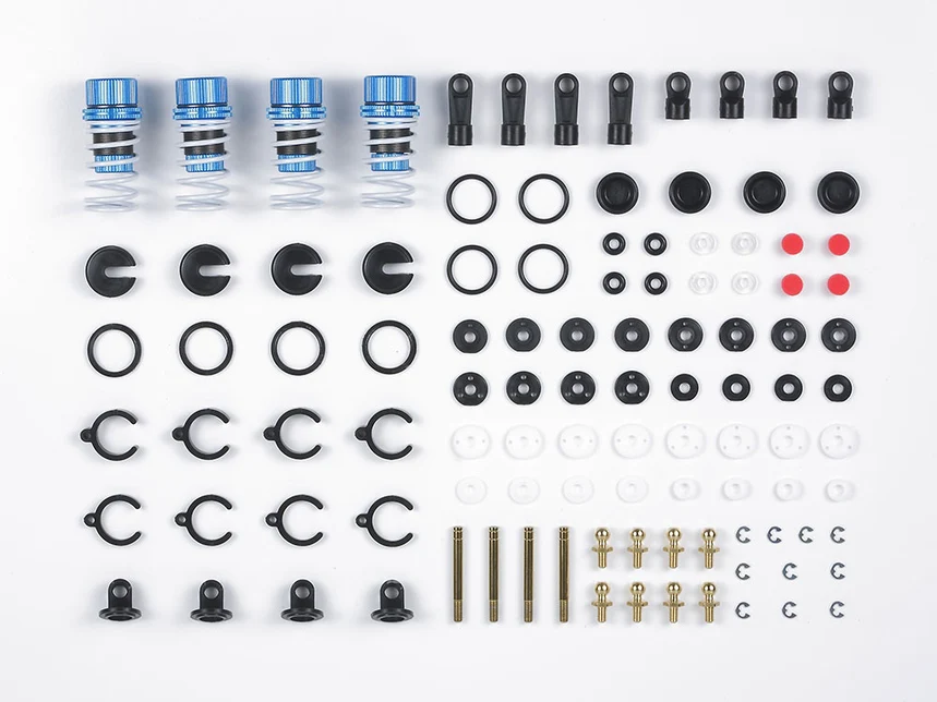 TRF SPECIAL DAMPER (HARD BLACK COATING) SHOCK SET [Tamiya] 42102 - Image 3
