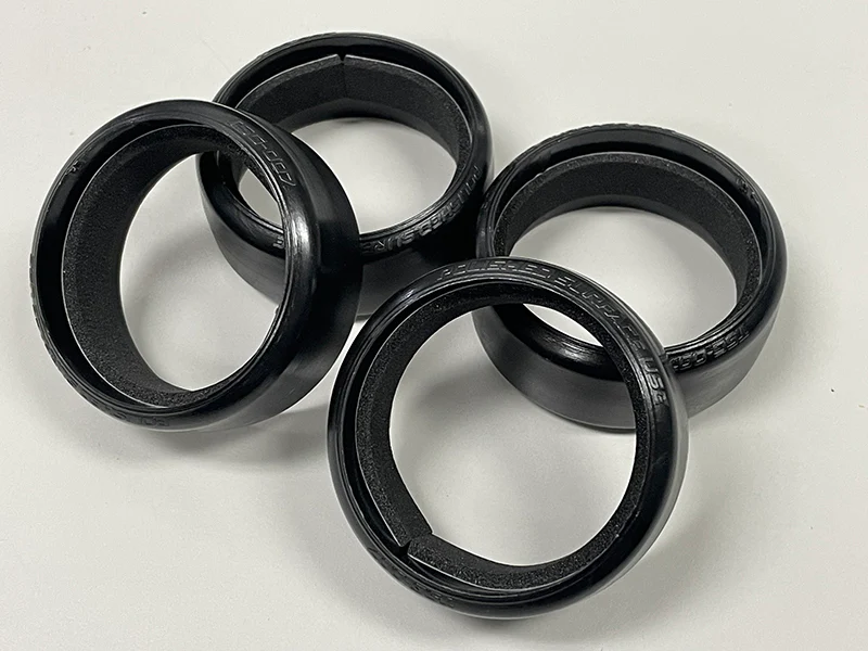 TSG-007 - FOR POLISHED SURFACE (CONCRETE) Tires with Foam Tape 1-10 Drift Tire Wheels (4-Pack) [Super-G] TSG007