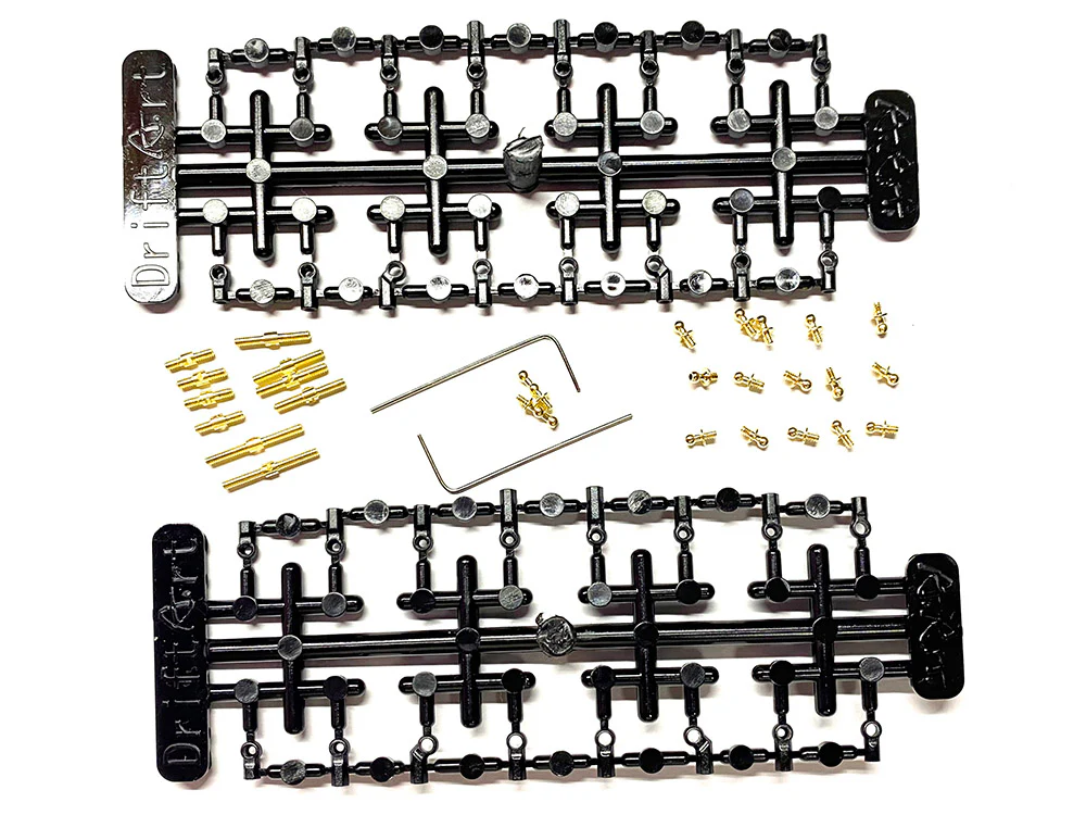 Turnbuckle and Ball Cup QUICK ADJUSTER SET KIT for DRIFT ART 2.5 SUMMER EDITION 1-28 RWD Drift Car Kit DRIFTART DA2.5SE - Image 4