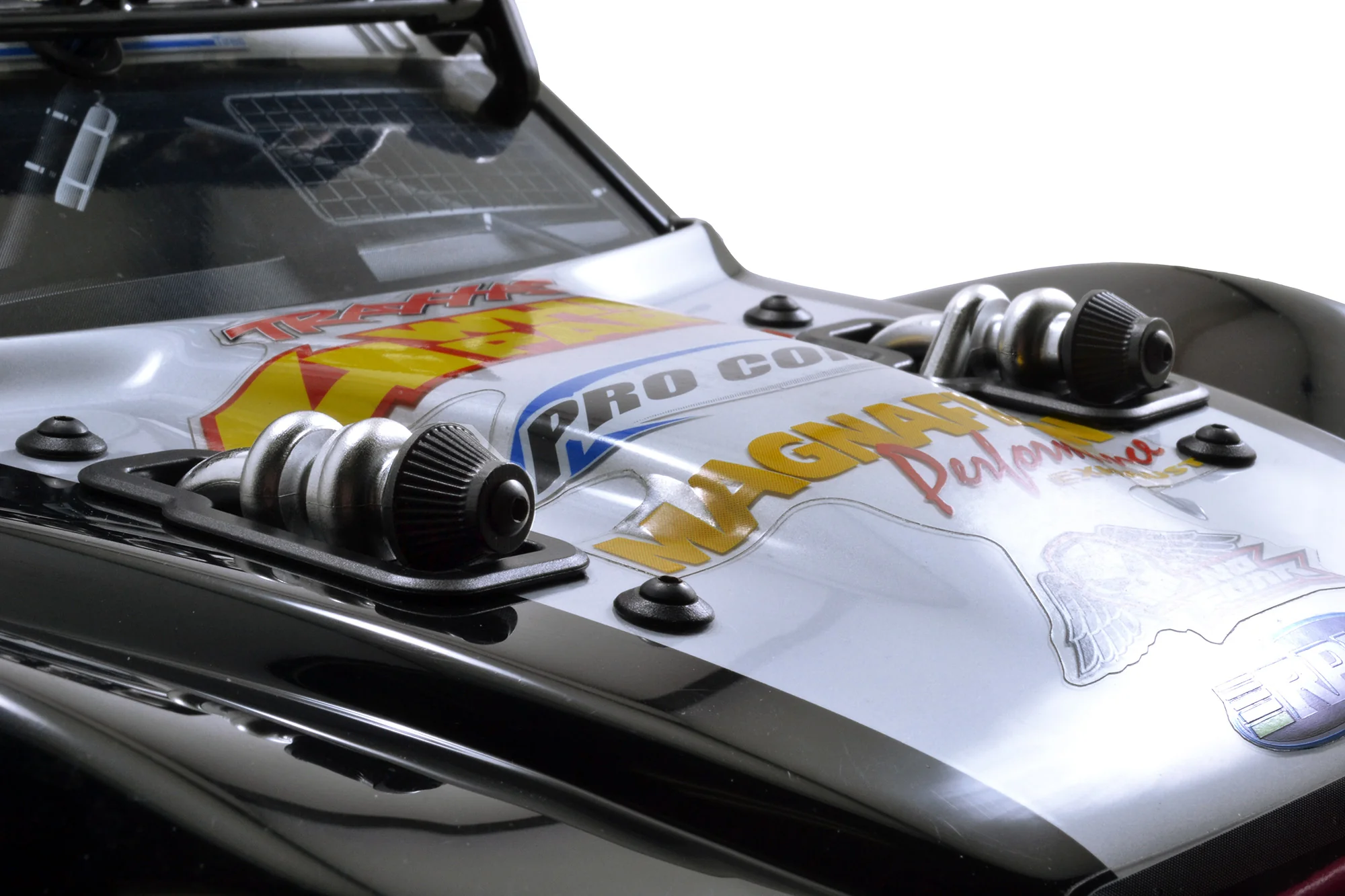 Twin Turbo (DUAL) 3D with bezel, intake velocity stack CHROME [RPM] 80683 - Image 2