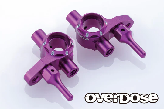 TYPE-2 ES Aluminum Knuckles (For GALM series) RED PURPLE BLACK [Overdose] OD3890 OD3891 OD3892 - Image 2