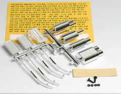 Universal Muffler Wiper &amp; Accessories Kit CHROME [ABC] 66203 - Image 3