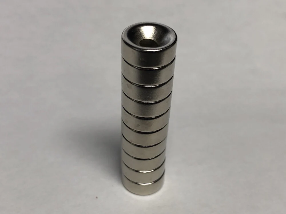 UNIVERSAL ROUND Magnets for GENERAL USE (COUNTERSUNK) RARE EARTH - 1-10 R-C Car - 888180 - Image 2