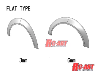 URAS 3mm Flat Type  Fender Flare Kit [RC-ART] ART6035 - Image 4