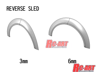 URAS 6mm REVERSE SLOPE Type  Fender Flare Kit [RC-ART] ART6040 - Image 3