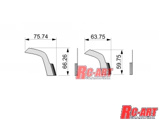 URAS - Under Flap - Canard &amp; Front Diffuser Kit TYPE-B [RC-ART] ART6044 - Image 3