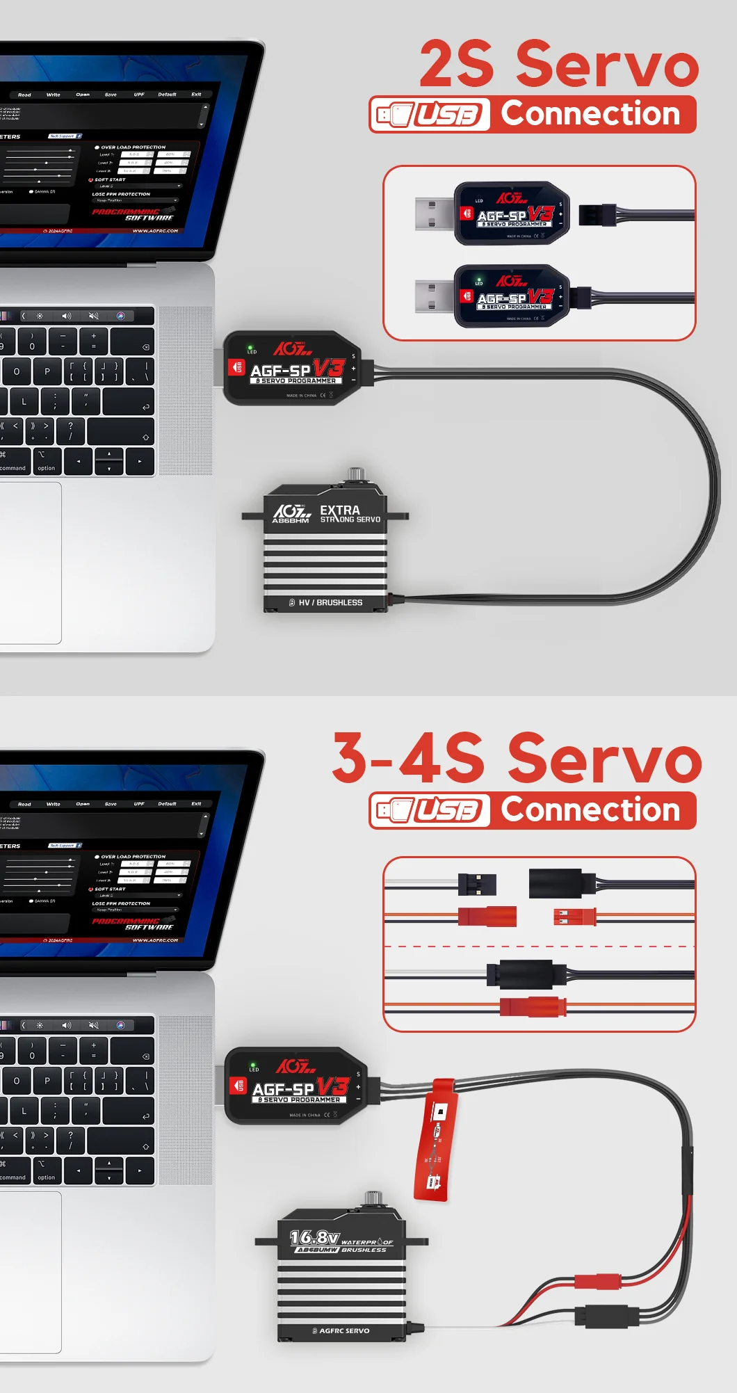 USB Program Card for AGFRC Programmable Servos [AGFRC] AGF-SPV3 RRE008 - Image 2