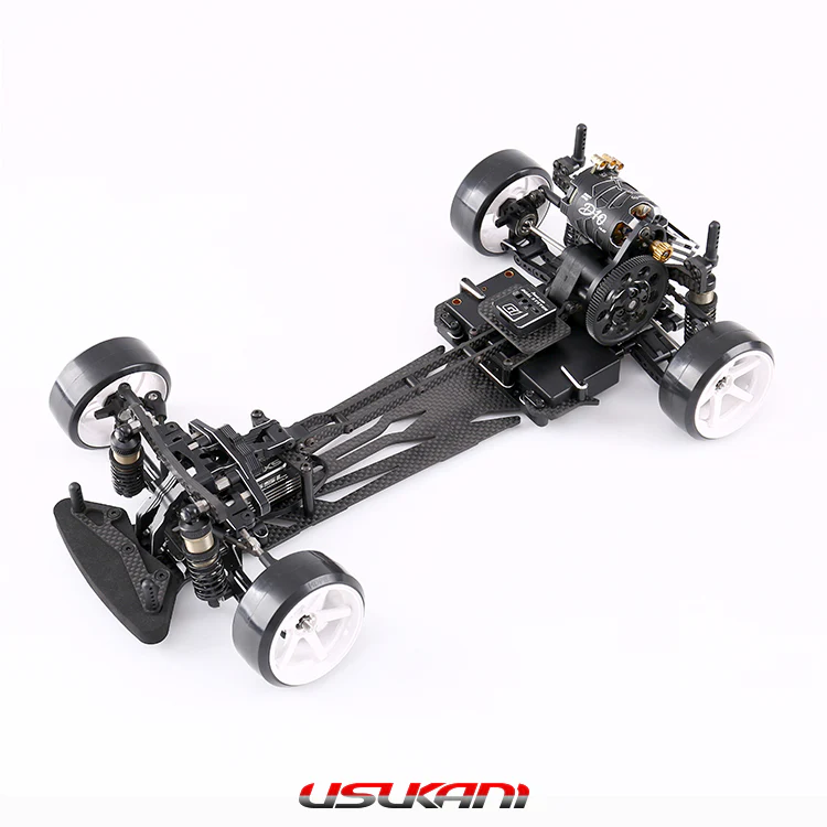USUKANI NGE PRO 1-10 PREMIUM RWD DRIFT CAR CHASSIS KIT [Usukani] US88450 - Image 5