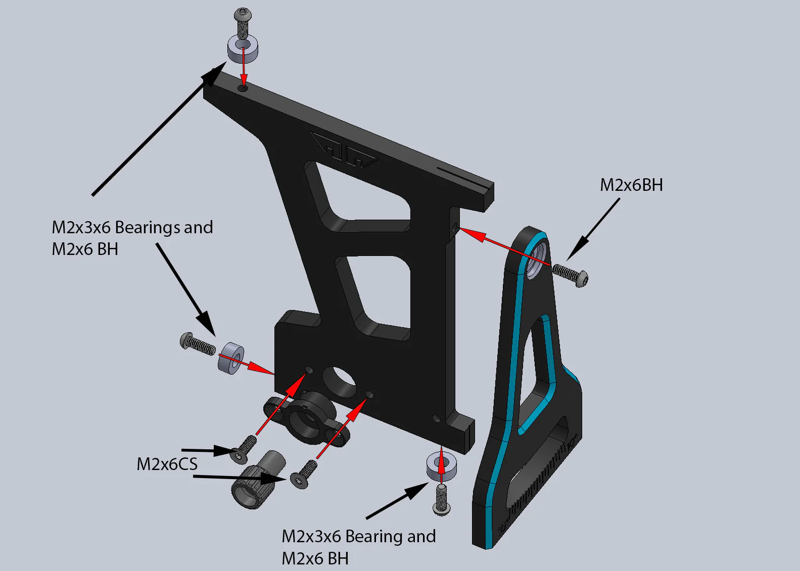 V2 1/28 Set Up Station with Carrying Case RX28 Mini-Z (Tweak Balance) [Reflex Racing] RX547V2 - Image 5
