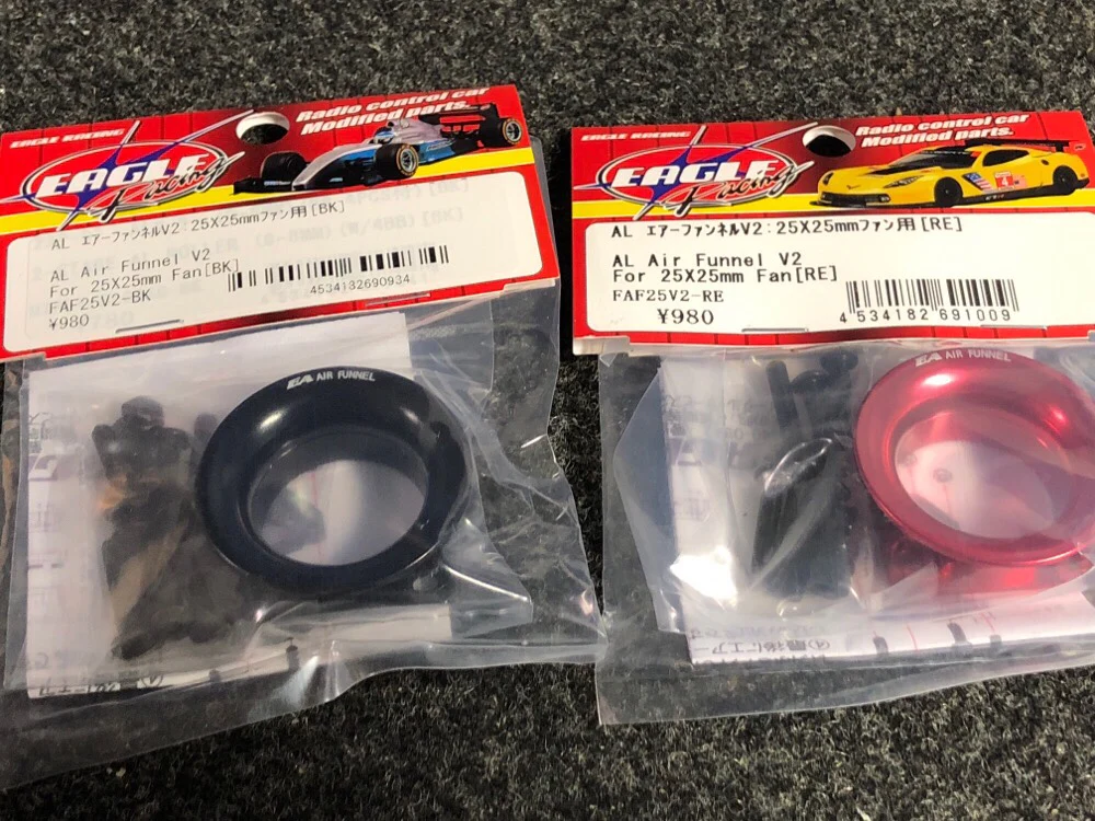 V2 Air Funnel Fan Shroud - Velocity Stack Aluminum Anodized Mount Cover (VER 2) [Eagle Racing] FAF30V2 FAF25V2 - Image 4