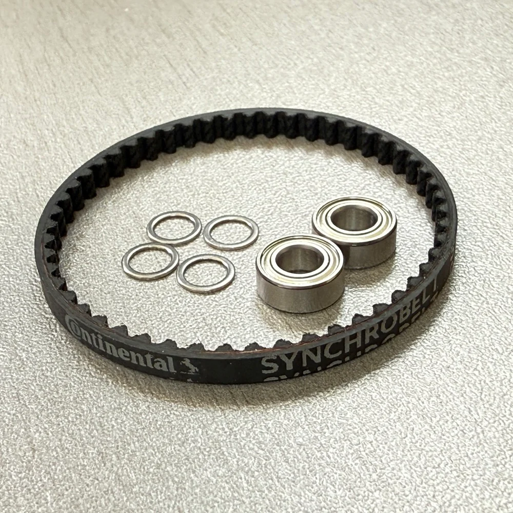 v2 Belt Kit (Belt, Shims and Bearing) for RR-825 [Rhino Racing] RR-627