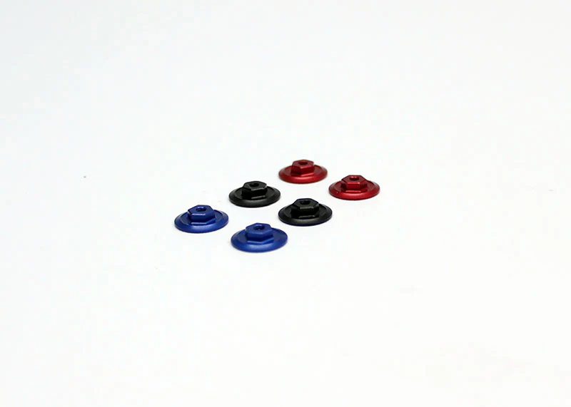 V2 Wing Things (1-28 Wing Washer Hardware) RX28 - Red Blue Black [Reflex racing] RX532RD-V2 RX532BK-V2 RX532BL-V2