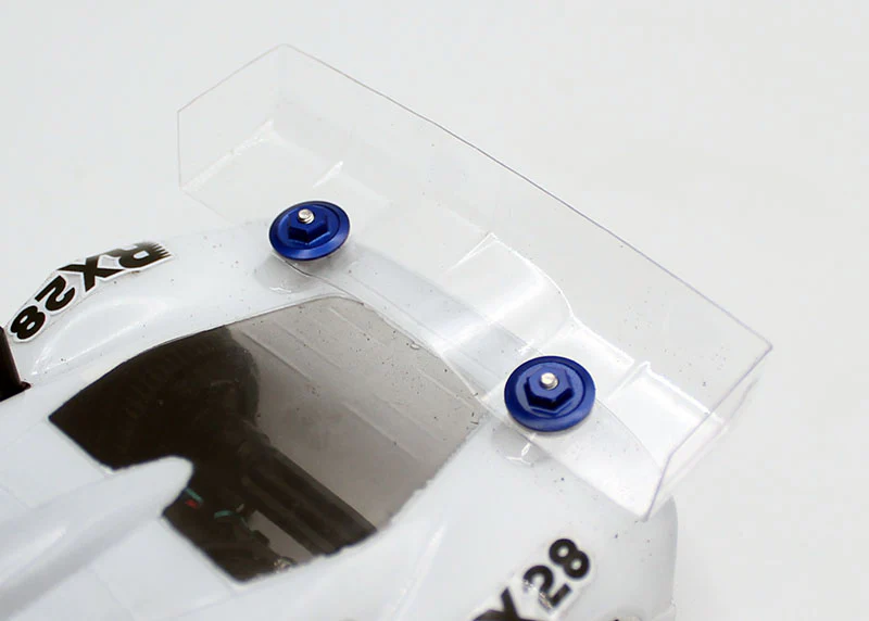 V2 Wing Things (1-28 Wing Washer Hardware) RX28 - Red Blue Black [Reflex racing] RX532RD-V2 RX532BK-V2 RX532BL-V2 - Image 3