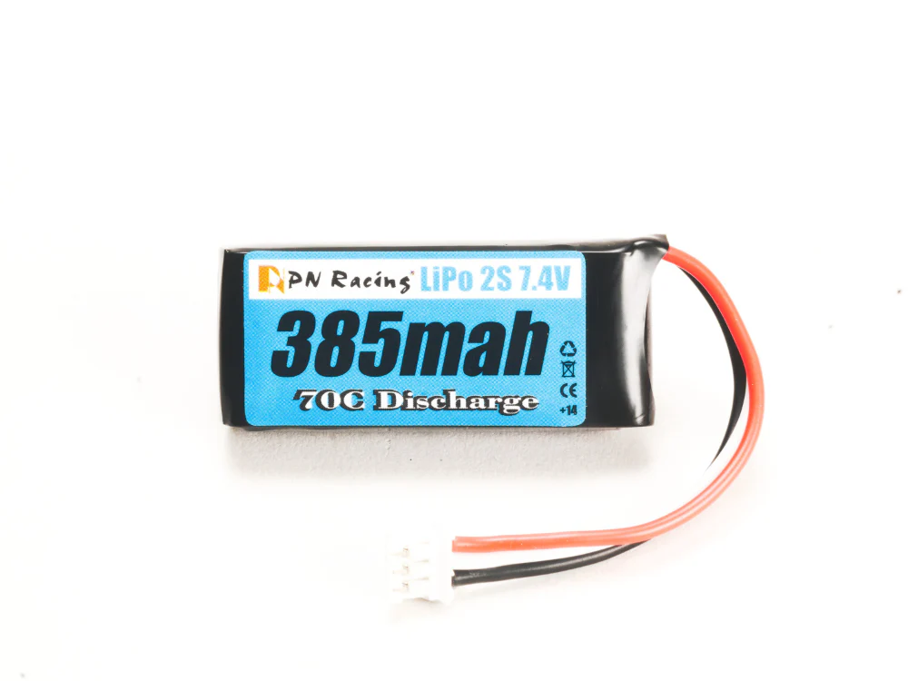 V3 LiPo 2S 7.4V 385mah 70C Battery (1-28 Mini-Z RX28 MRZ) [PN Racing] 700385