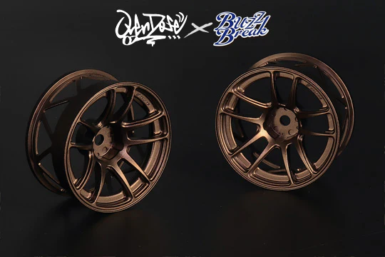 VALINO N820S UL-Spec (Ultra Light Weight) Aluminum Wheel 26mm (OFF+7) 1-10 Drift Rim - Pink Silver Purple Red Gold Black [Overdose] BB-RW-038 BB-RW-039 BB-RW-040 BB-RW-041 - Image 2