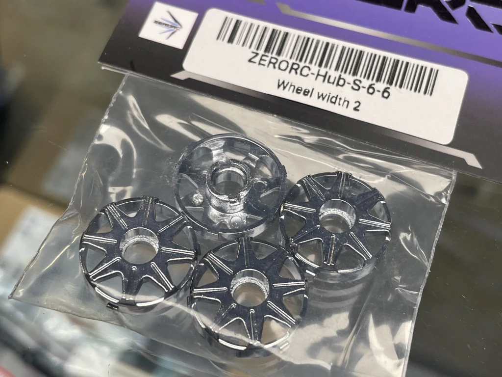 VARIANZA DISH RIM FACES - CHROME 4PC Set (Wheel Width 2) for RW00 [ZERORC] ZERORC-Hub-S-6-6