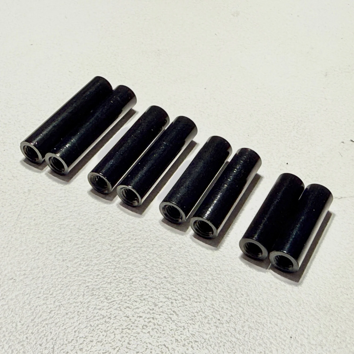 VARIETY PACK: M3 Aluminum Threaded LONG Standoffs Spacers (16mm 18mm 20mm 22mm) (8-Pack) BLACK [Scale Reflex] 830044