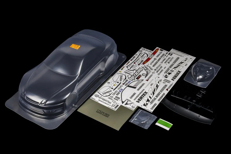 Vertex Ridge Toyota Soarer SC300 SC400 JZZ30 1-10 Body Set (200mm) w Wing - [HPI] 17524 - Image 3