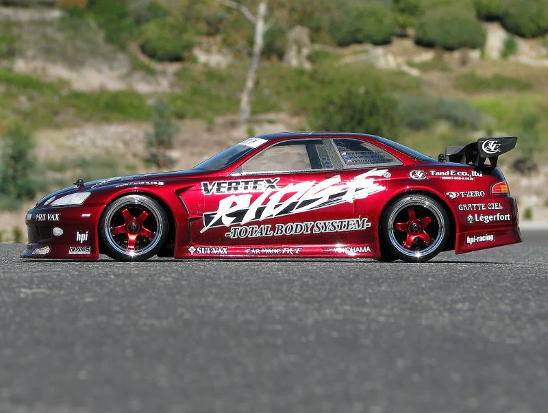 Vertex Ridge Toyota Soarer SC300 SC400 JZZ30 1-10 Body Set (200mm) w Wing - [HPI] 17524 - Image 5