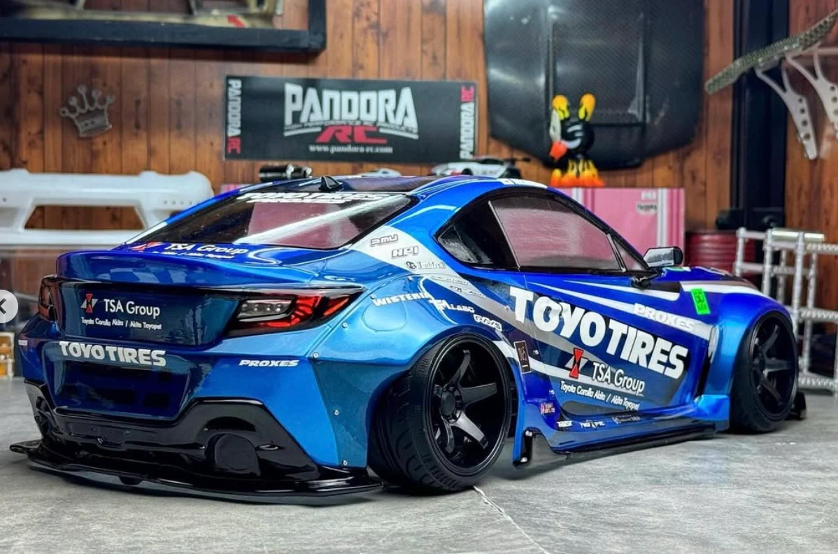 Vinyl & Logosticker SET (Jin Horino SPEC | TOYO TIRES approved) 1-10 Livery Body Graphics Vinyl Sheet [Pandora] VGP-622 - Image 2