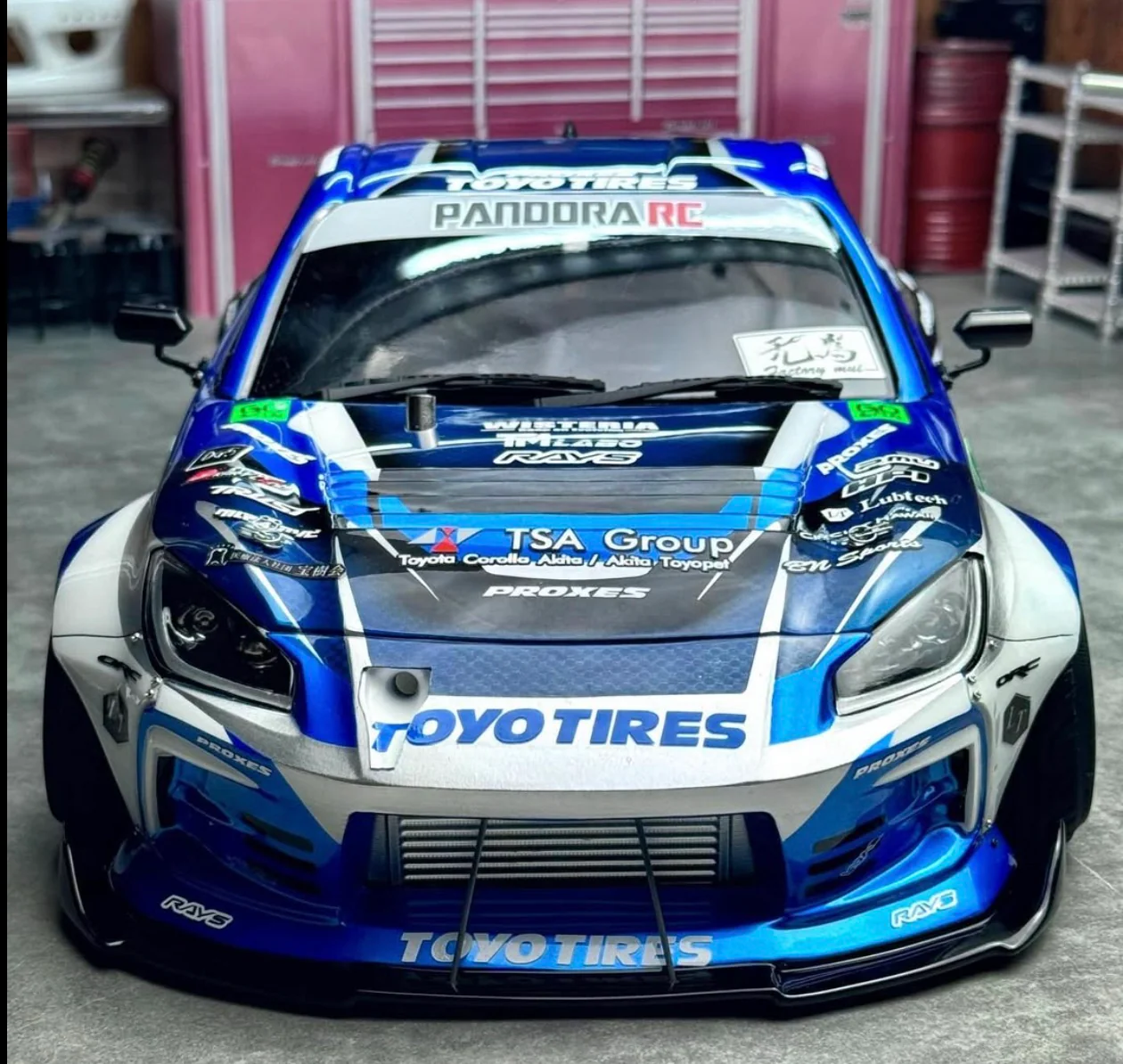 Vinyl & Logosticker SET (Jin Horino SPEC | TOYO TIRES approved) 1-10 Livery Body Graphics Vinyl Sheet [Pandora] VGP-622 - Image 3