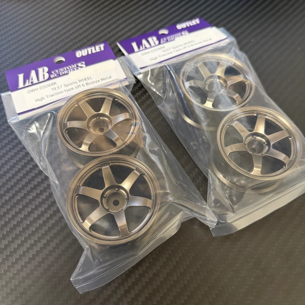 OUTLET: Volk Racing Rays BRONZE TE37 Sports 1-10 Rims Wheel SUPER HIGH TRACTION 6mm 8mm [LAB] OWH-0306BR OWH-0308BR - Image 2