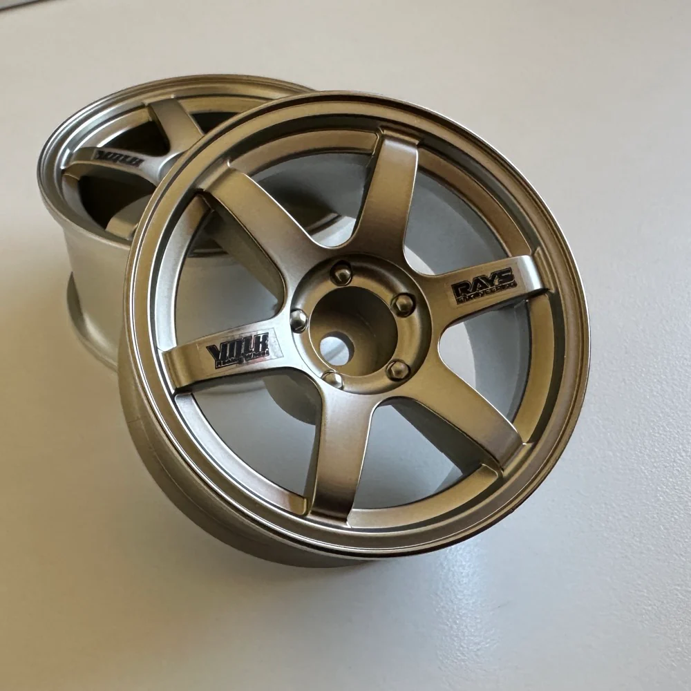VOLK RACING TE37 TE-37 TE37SL 5mm 8mm Gun Metallic Silver RAYS 1-10 DRIFT RIMS [SPICE] SPA-424 SPA-429