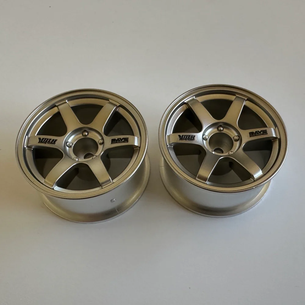 VOLK RACING TE37 TE-37 TE37SL 5mm 8mm Gun Metallic Silver RAYS 1-10 DRIFT RIMS [SPICE] SPA-424 SPA-429 - Image 2