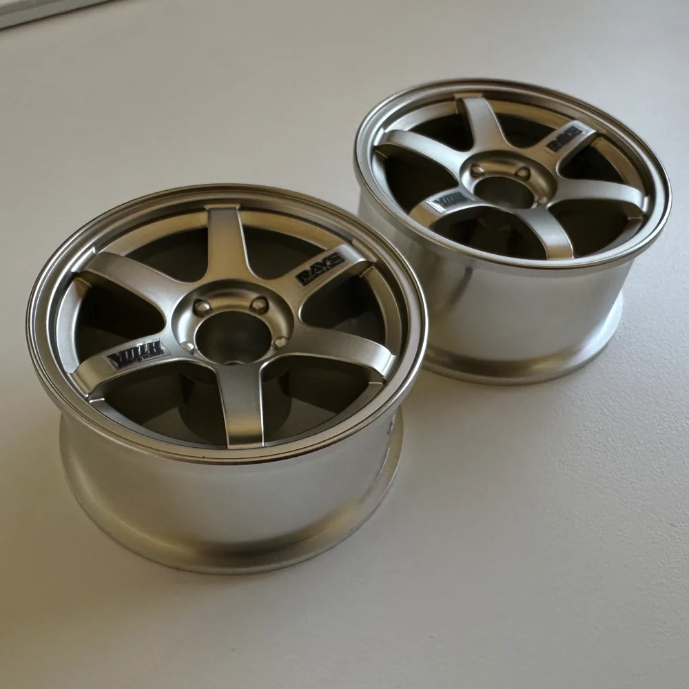 VOLK RACING TE37 TE-37 TE37SL 5mm 8mm Gun Metallic Silver RAYS 1-10 DRIFT RIMS [SPICE] SPA-424 SPA-429 - Image 4