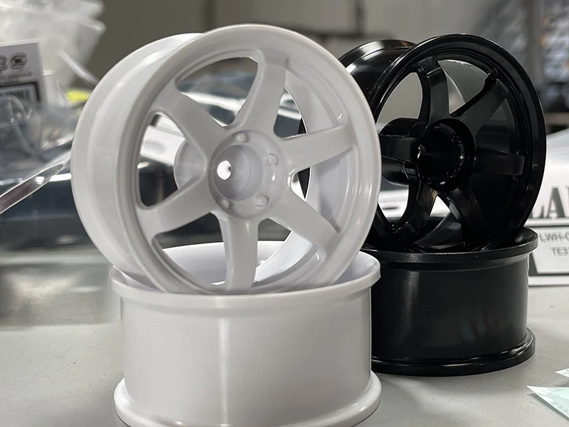 VOLK RACING TE37 TE-37 TE37SL 6mm 8mm BLACK HIGH TRACTION 1-10 DRIFT RIMS [LAB] LWH-0306BKa LWH-0308BKa - Image 4