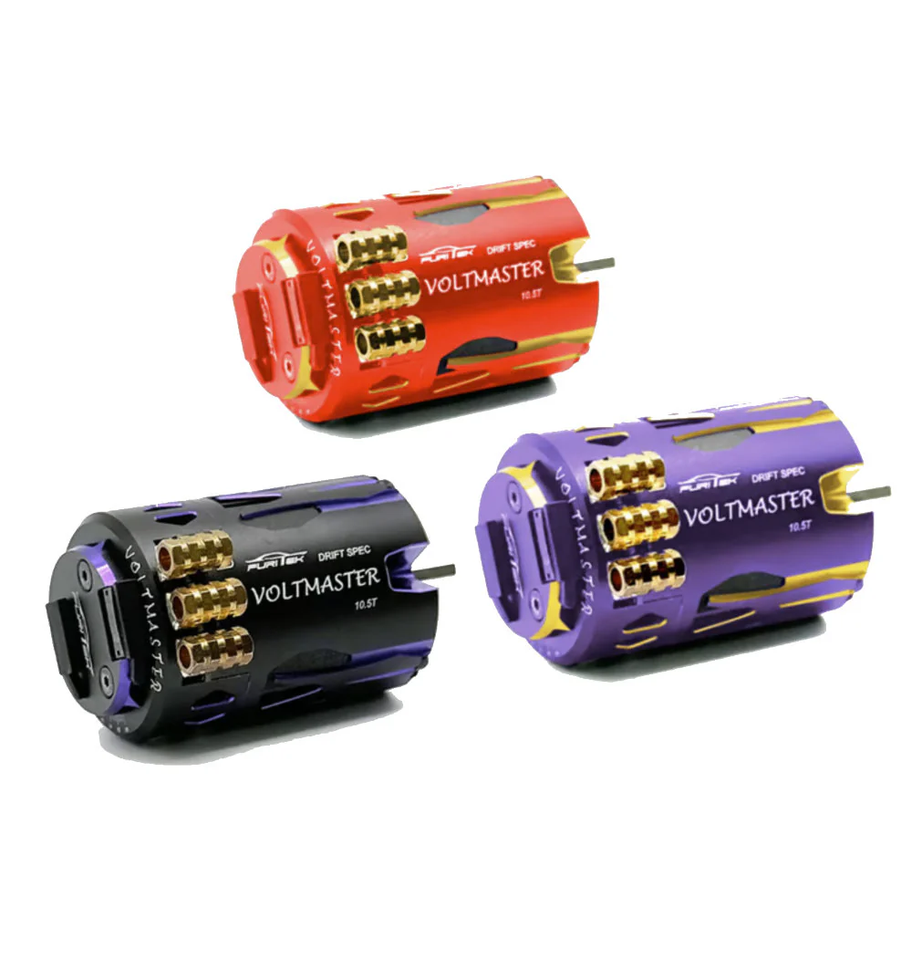 Voltmaster Sensored 1/10 Drift Brushless Motor (Black Purple Red) [Furitek] FUR-2653 FUR-2654 FUR-2655