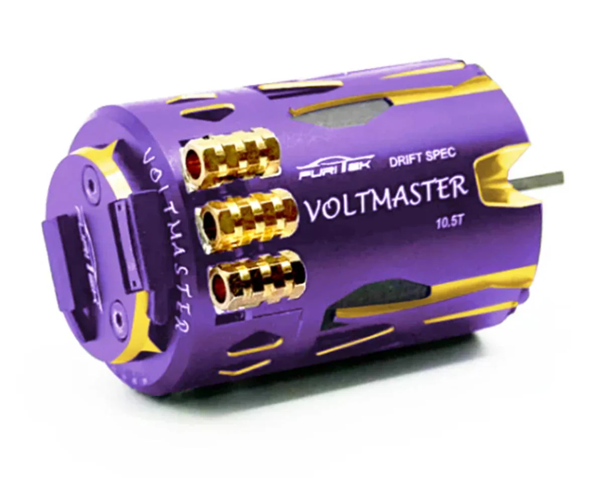 Voltmaster Sensored 1/10 Drift Brushless Motor (Black Purple Red) [Furitek] FUR-2653 FUR-2654 FUR-2655 - Image 2