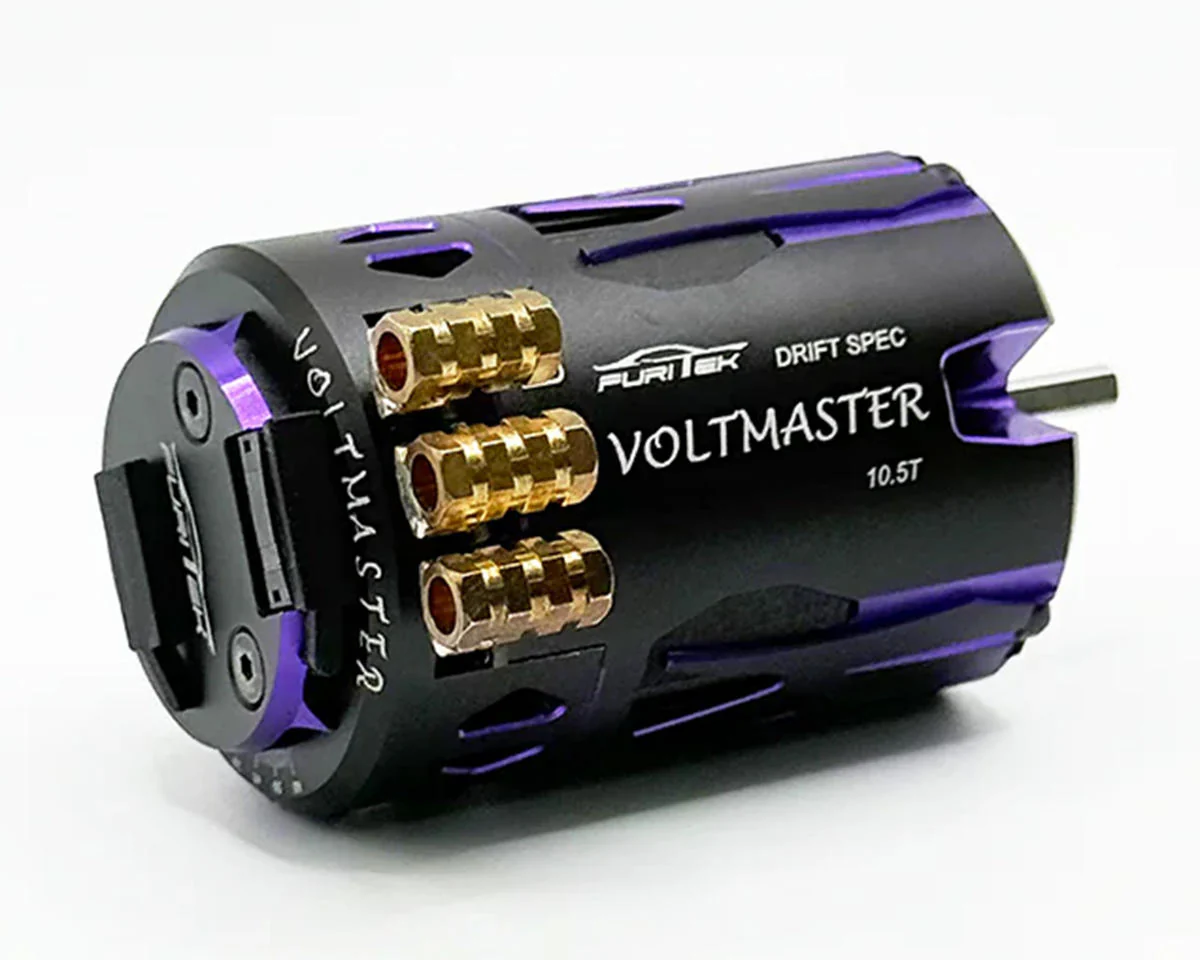 Voltmaster Sensored 1/10 Drift Brushless Motor (Black Purple Red) [Furitek] FUR-2653 FUR-2654 FUR-2655 - Image 4