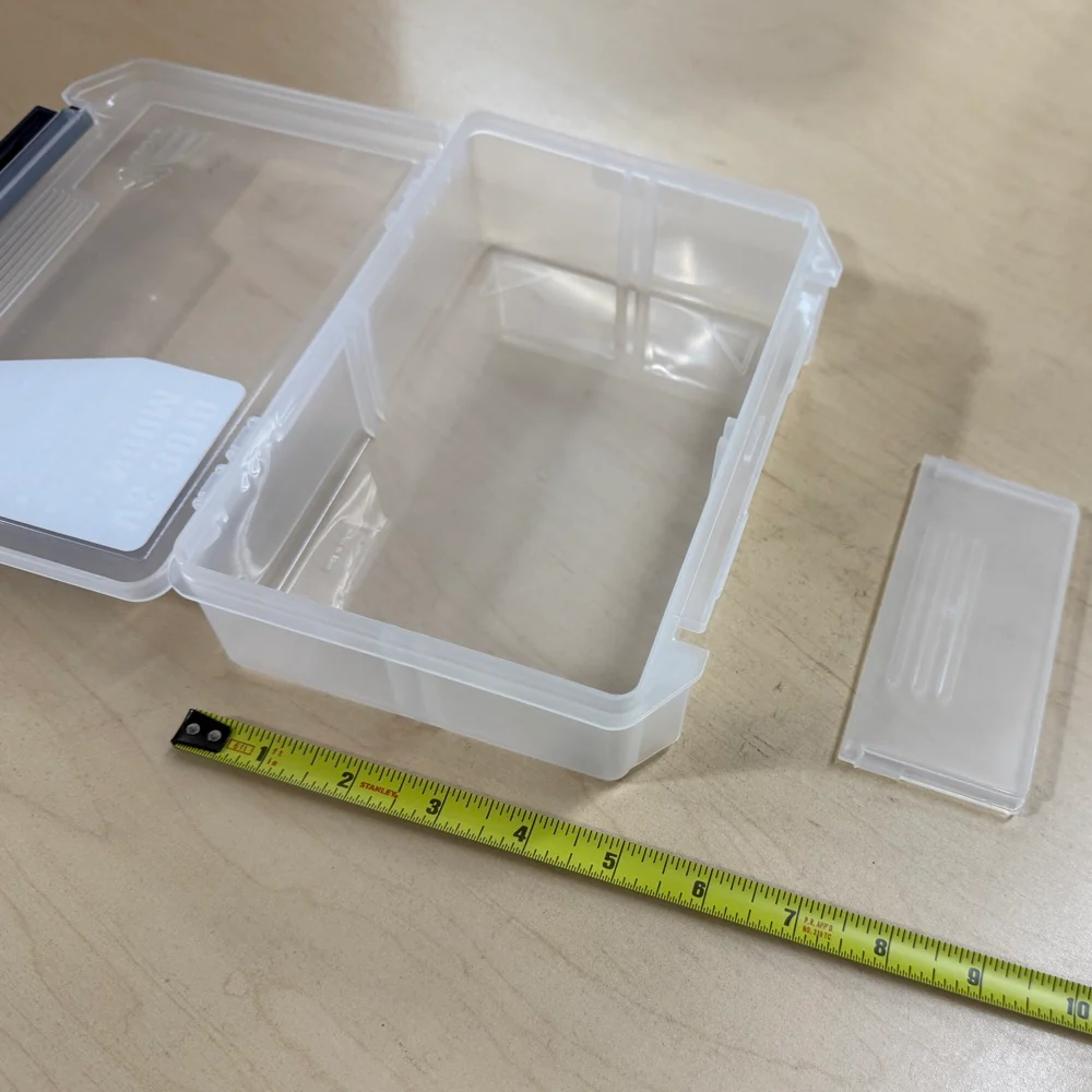 VS-3010 NDDM Multi Utility Case - Clear Parts Box 8" x 5.5" - (205 x 145 x 60 mm) Made in Japan [Meiho] VS-3010 NDDM CLEAR - Image 5