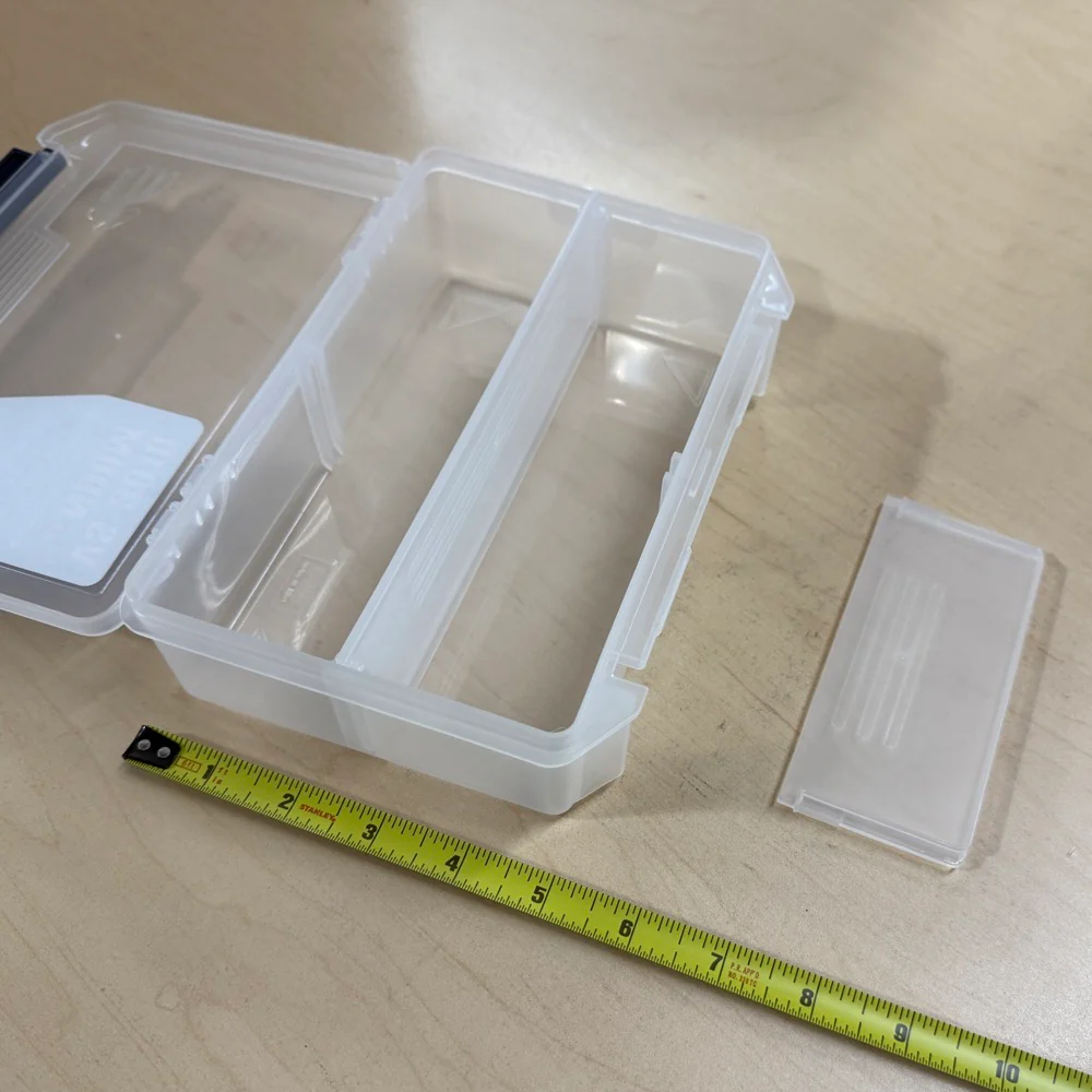 VS-3010 NDDM Multi Utility Case - Clear Parts Box 8" x 5.5" - (205 x 145 x 60 mm) Made in Japan [Meiho] VS-3010 NDDM CLEAR - Image 6