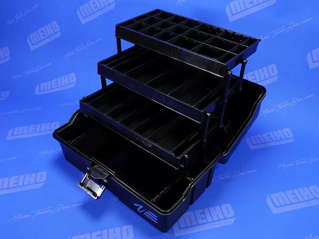 VS-7040 Tackle Box 15" x 8" - 3 Tier and Top Case Made in Japan [Meiho] 4963189801317 - Image 3