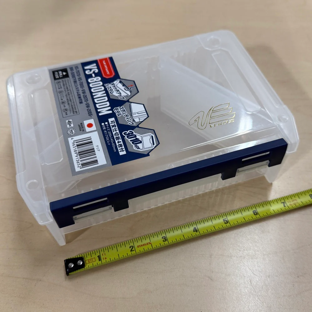 VS-800NDDM Multi Utility Case - CLEAR Parts Box 7"  Made in Japan [Meiho] 4963189913652