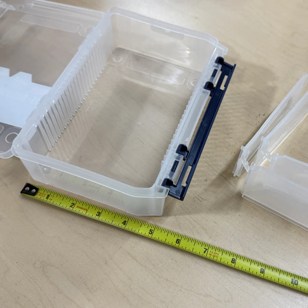 VS-800NDDM Multi Utility Case - CLEAR Parts Box 7"  Made in Japan [Meiho] 4963189913652 - Image 2