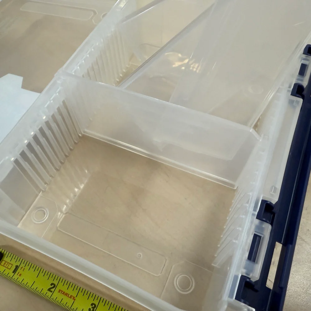 VS-800NDDM Multi Utility Case - CLEAR Parts Box 7"  Made in Japan [Meiho] 4963189913652 - Image 3