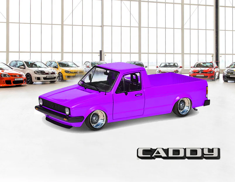 VW Volkswagen Caddy Minitruck Pickup Mini Truck 1-10 Body Shell [Quality RC] QRC-016-VW-CADDY
