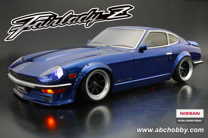 Wangan Fairlady Z Nissan Datsun 240z S30 1-10 Drift Body Set [ABC Hobby] 66188