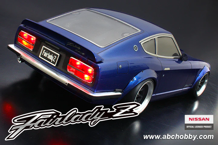 Wangan Fairlady Z Nissan Datsun 240z S30 1-10 Drift Body Set [ABC Hobby] 66188 - Image 3