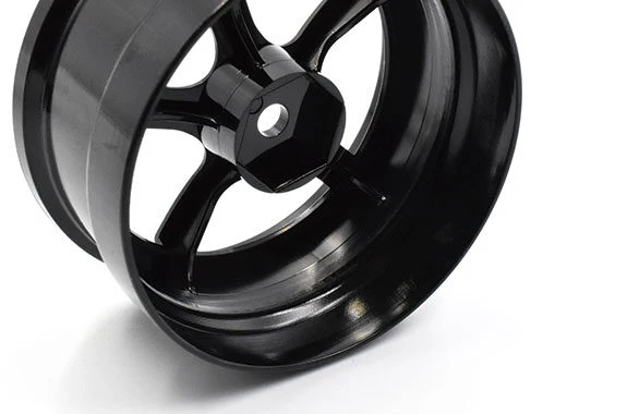 WHITE DP5 Drift Rims 8mm OFFSET (HIGH TRACTION) [Reve D] RW-DP5W8