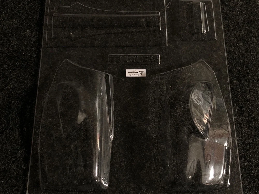 Wide Body Set w Wing for Tamiya RX-7  1-10 FD3S [Demi Works] DWRX7WB - Image 5